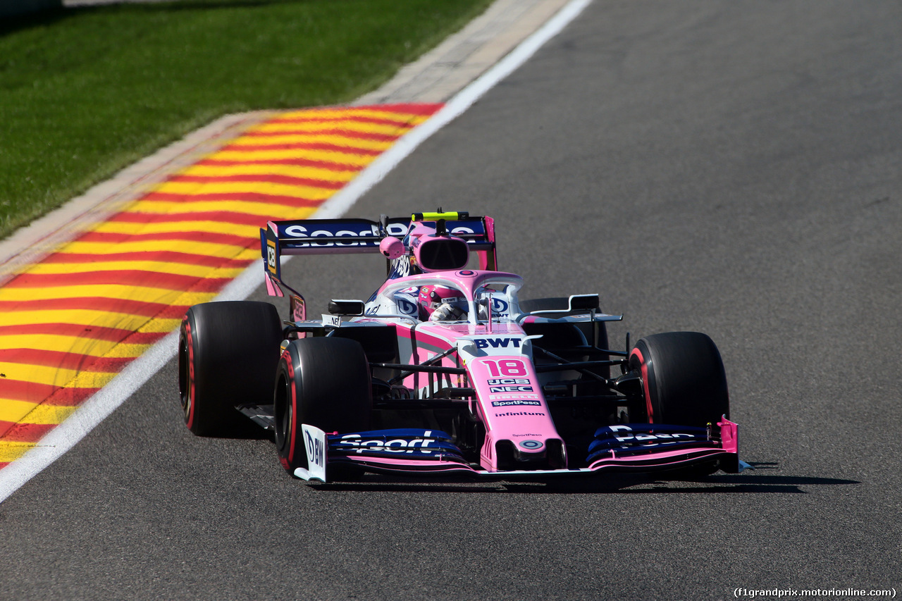 GP BELGIO, 30.08.2019 - Prove Libere 1, Sergio Perez (MEX) Racing Point F1 Team RP19