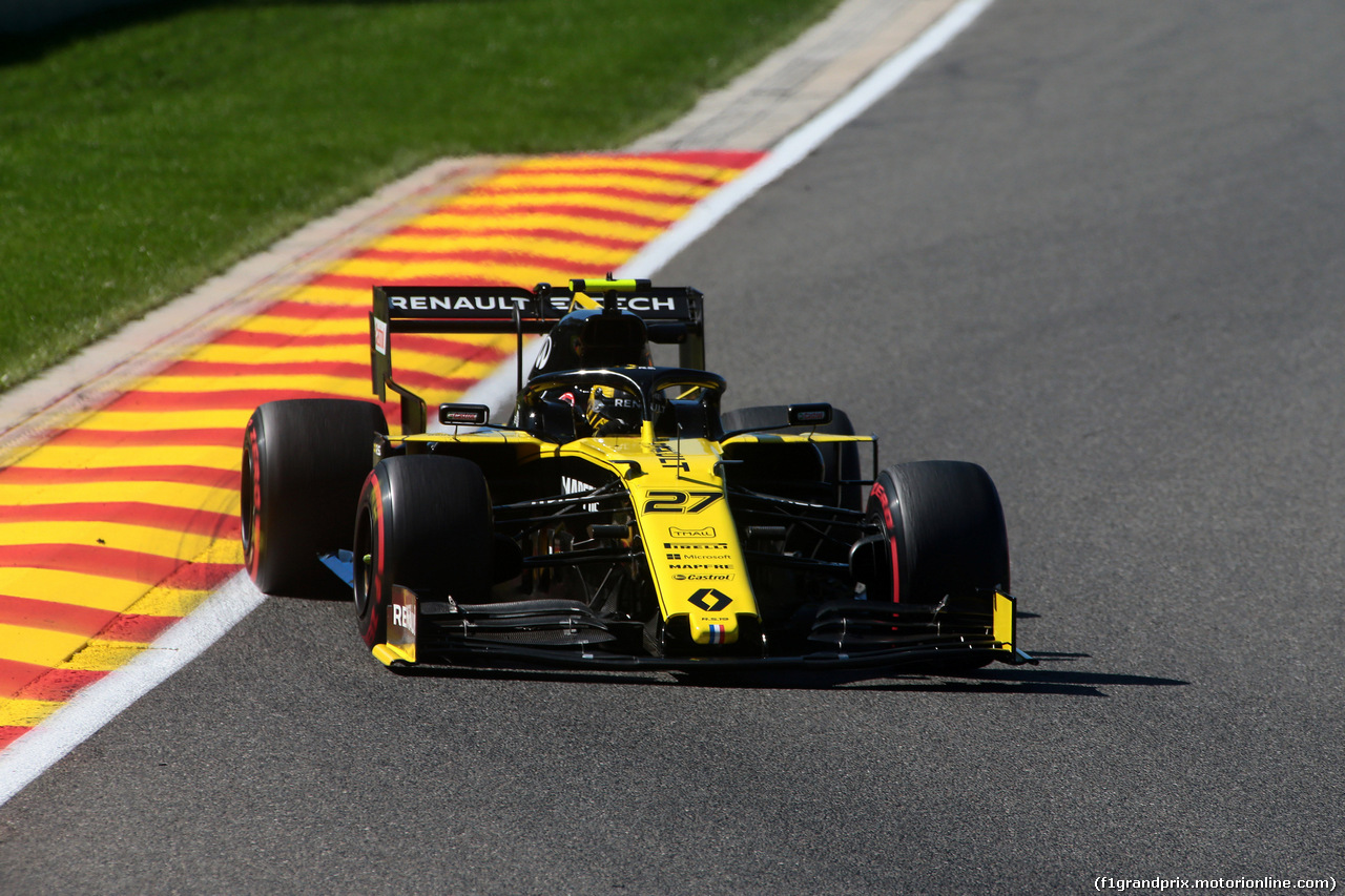 GP BELGIO, 30.08.2019 - Prove Libere 1, Nico Hulkenberg (GER) Renault Sport F1 Team RS19