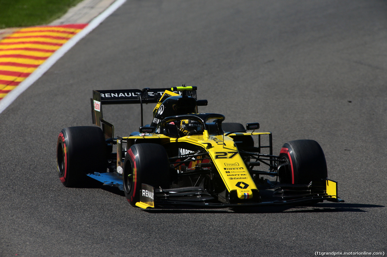 GP BELGIO, 30.08.2019 - Prove Libere 1, Nico Hulkenberg (GER) Renault Sport F1 Team RS19