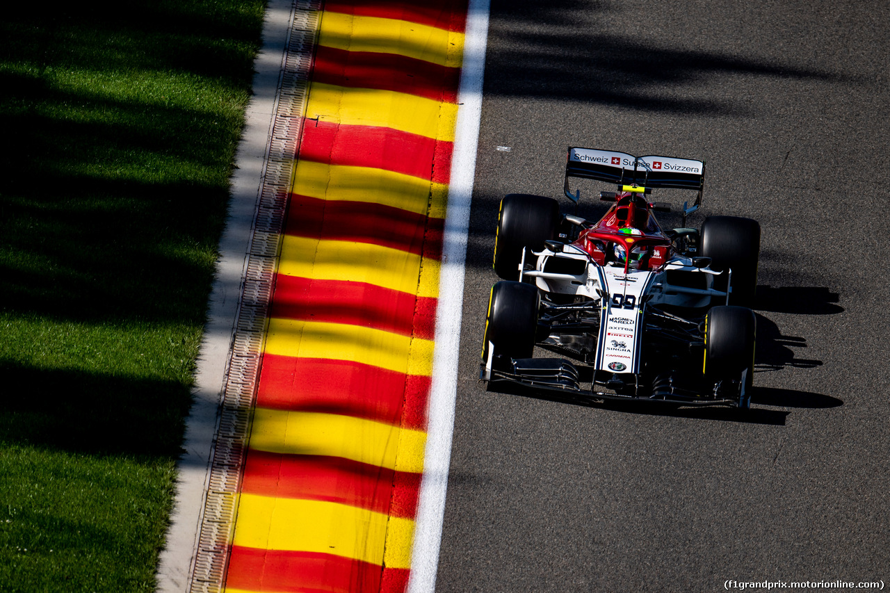 GP BELGIO, 30.08.2019 - Prove Libere 1, Antonio Giovinazzi (ITA) Alfa Romeo Racing C38