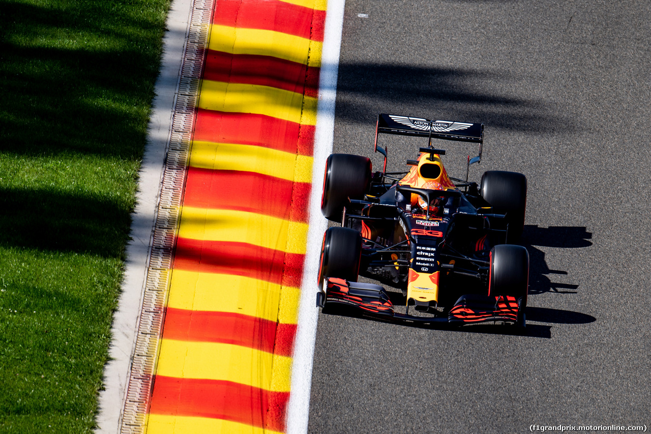 GP BELGIO, 30.08.2019 - Prove Libere 1, Max Verstappen (NED) Red Bull Racing RB15