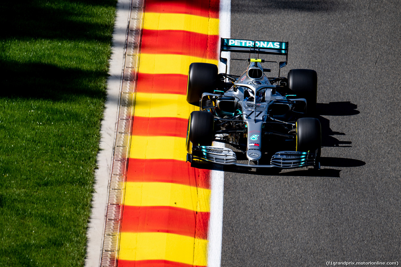 GP BELGIO, 30.08.2019 - Prove Libere 1, Valtteri Bottas (FIN) Mercedes AMG F1 W010