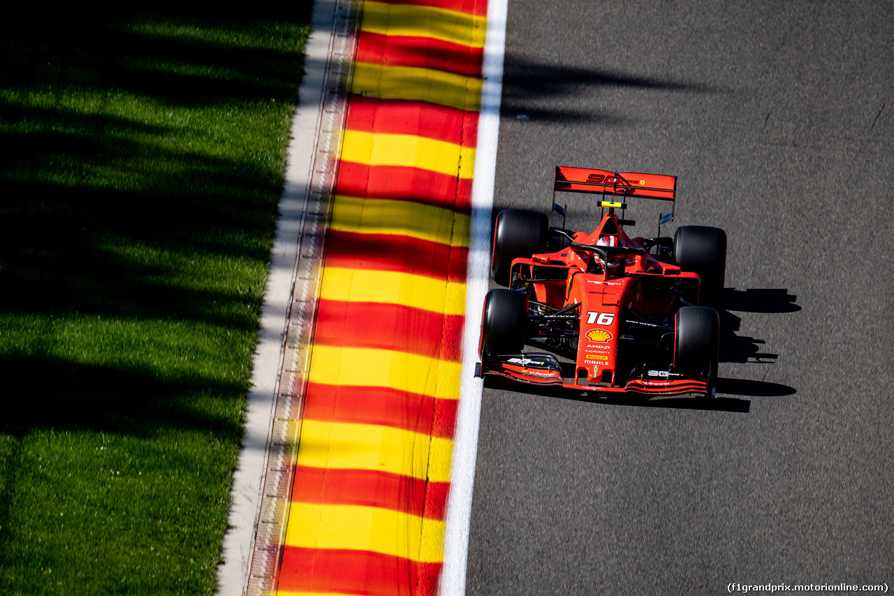 GP BELGIO, 30.08.2019 - Prove Libere 1, Charles Leclerc (MON) Ferrari SF90