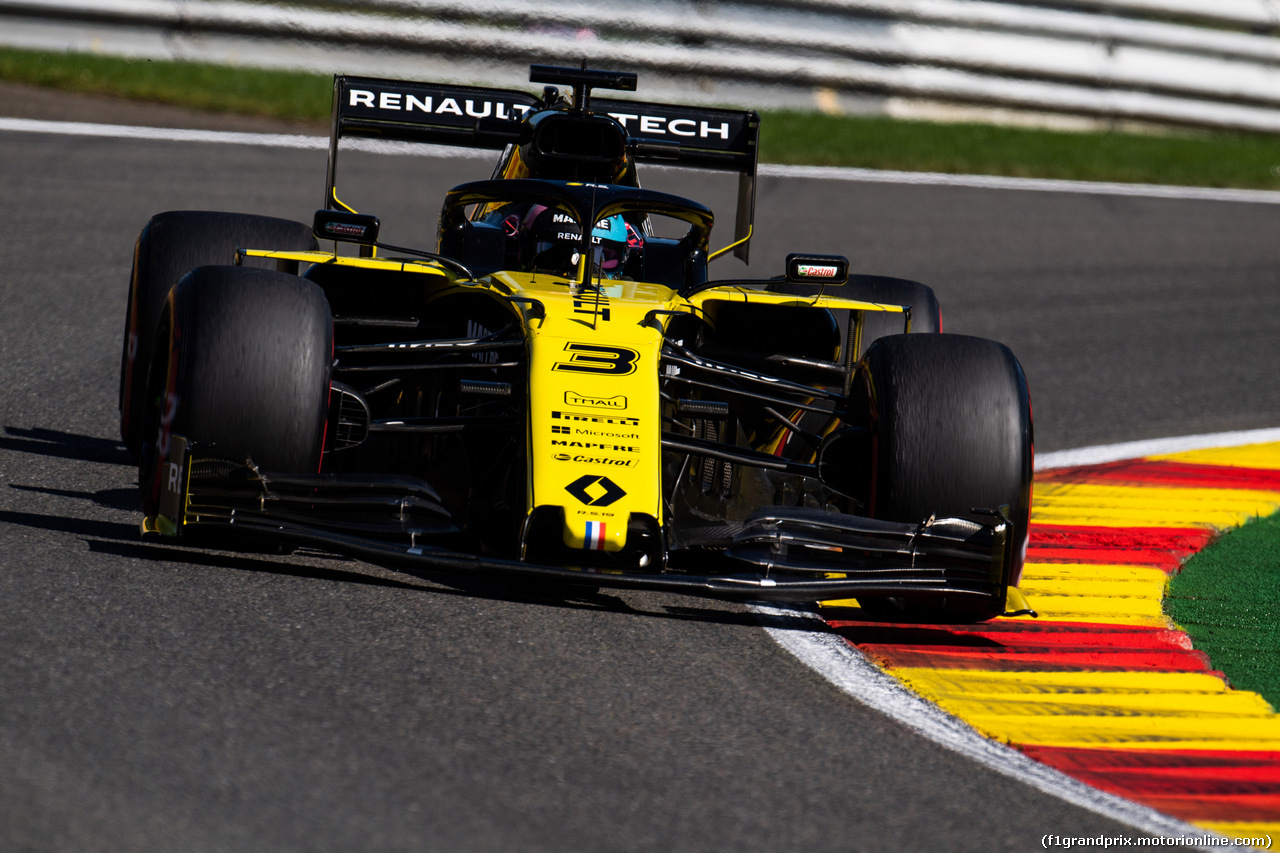 GP BELGIO, 30.08.2019 - Prove Libere 1, Daniel Ricciardo (AUS) Renault Sport F1 Team RS19