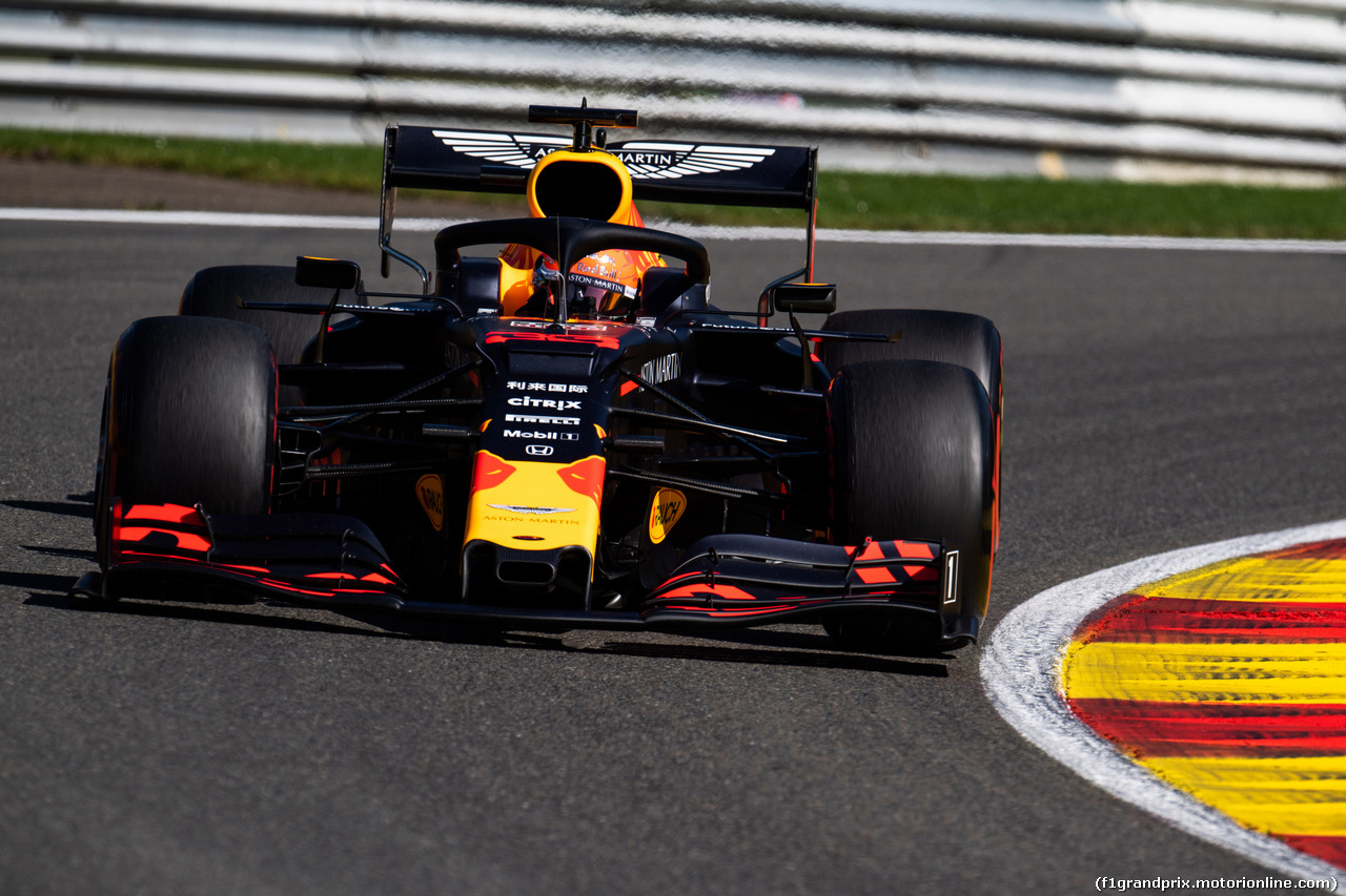 GP BELGIO, 30.08.2019 - Prove Libere 1, Max Verstappen (NED) Red Bull Racing RB15