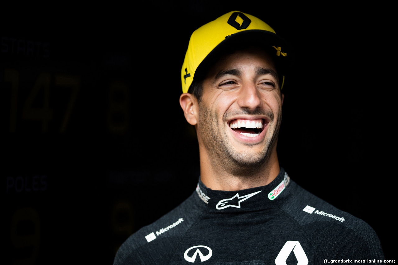 GP BELGIO, 30.08.2019 - Prove Libere 1, Daniel Ricciardo (AUS) Renault Sport F1 Team RS19