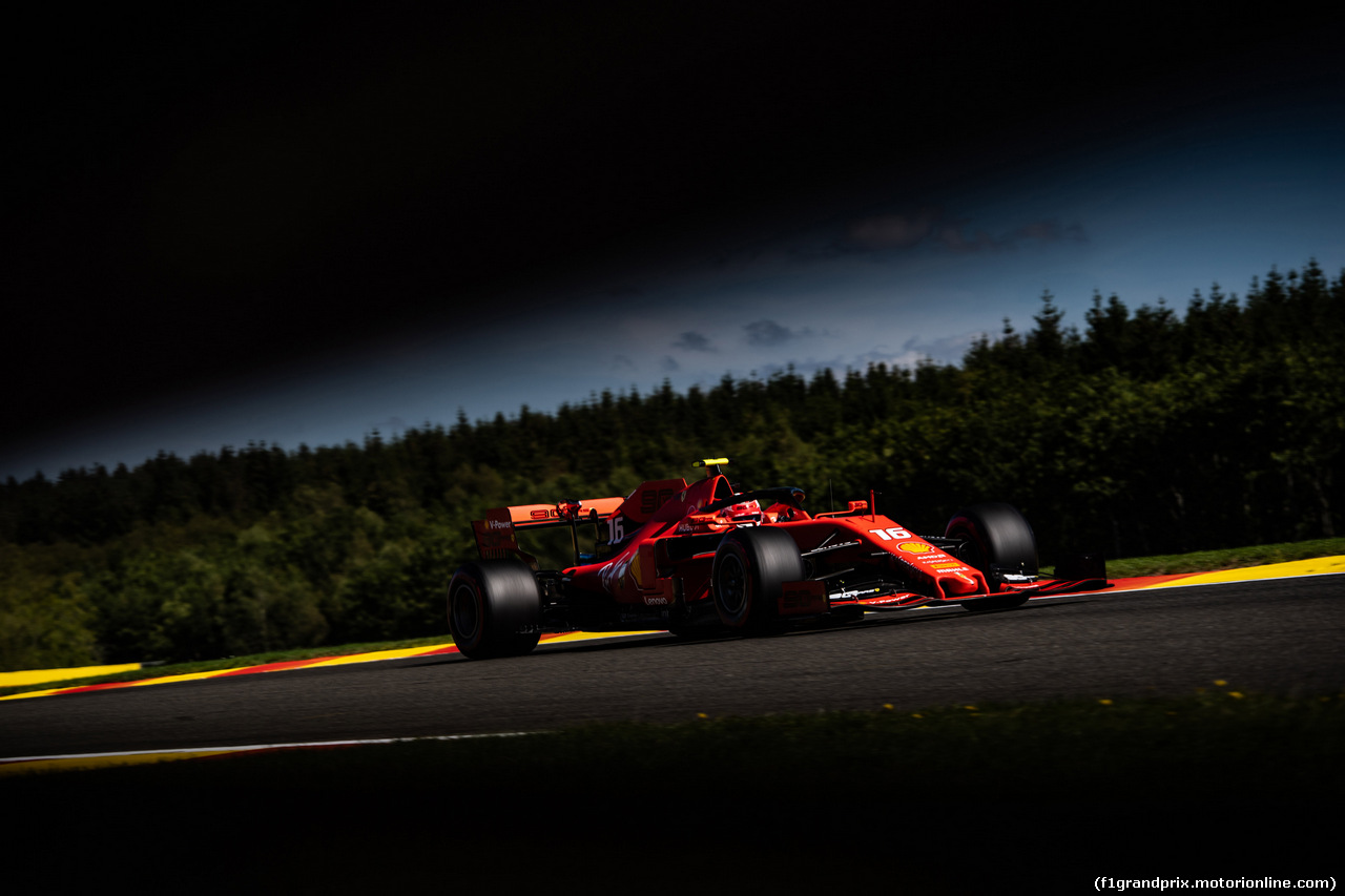 GP BELGIO, 30.08.2019 - Prove Libere 1, Charles Leclerc (MON) Ferrari SF90