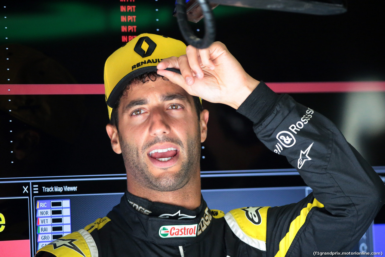 GP BELGIO, 30.08.2019 -  Prove Libere 2, Daniel Ricciardo (AUS) Renault Sport F1 Team RS19