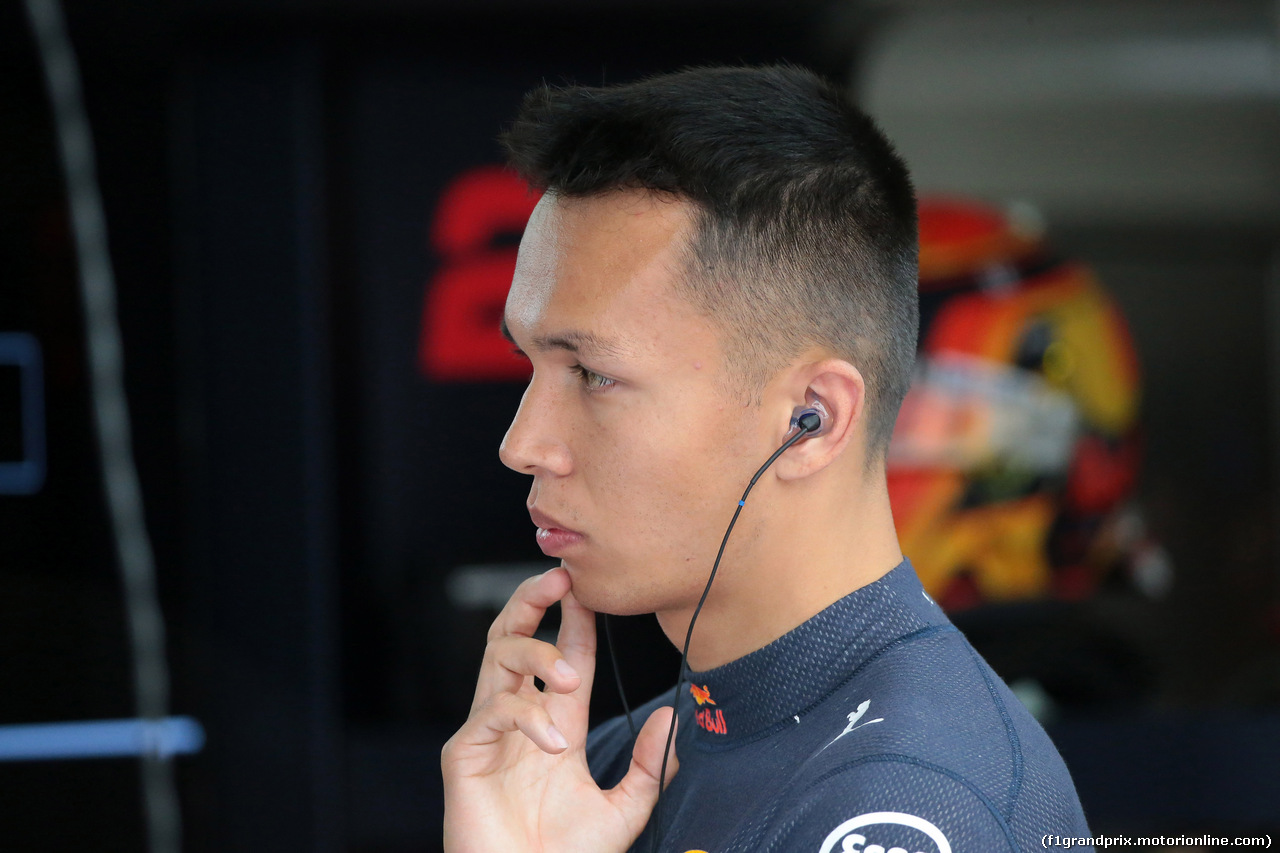 GP BELGIO, 30.08.2019 -  Prove Libere 2, Alexander Albon (THA) Red Bull Racing RB15