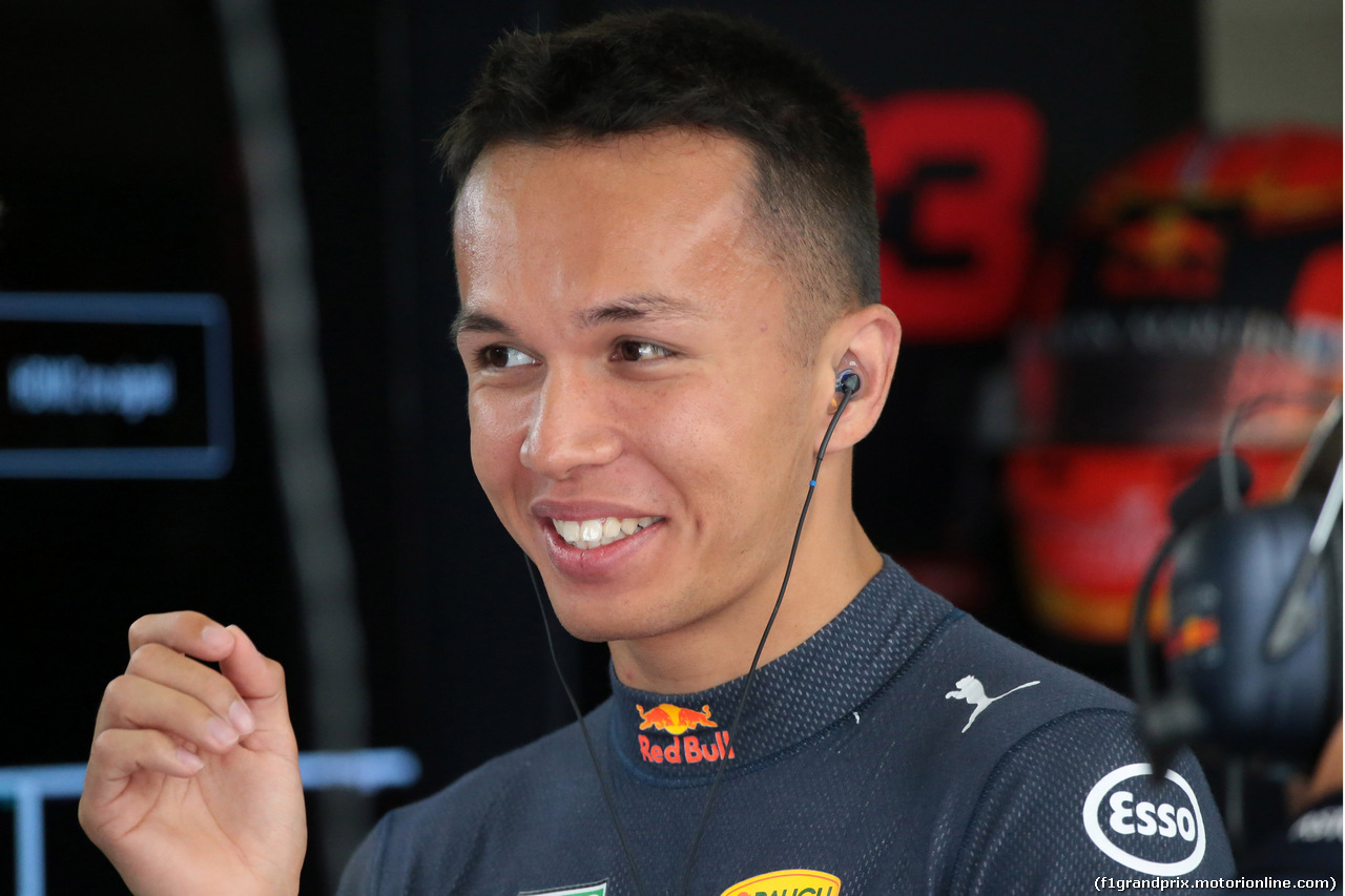 GP BELGIO, 30.08.2019 -  Prove Libere 2, Alexander Albon (THA) Red Bull Racing RB15