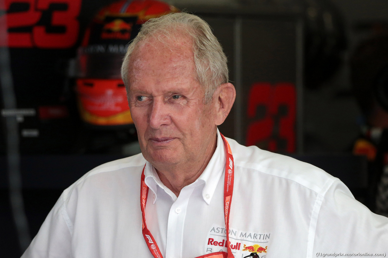 GP BELGIO, 30.08.2019 -  Prove Libere 2, Helmut Marko (AUT), Red Bull Racing, Red Bull Advisor