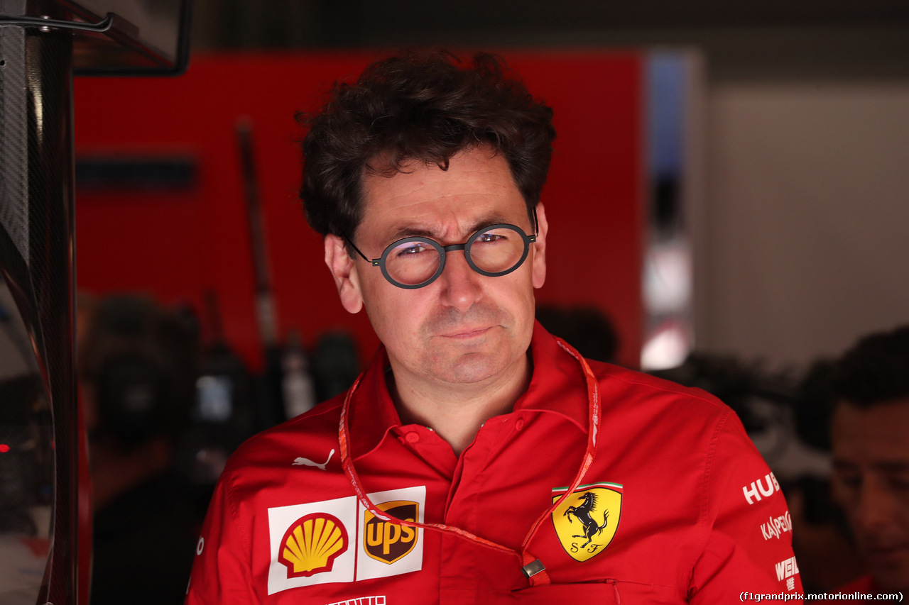 GP BELGIO, 30.08.2019 -  Prove Libere 2, Mattia Binotto (ITA) Ferrari Team Principal