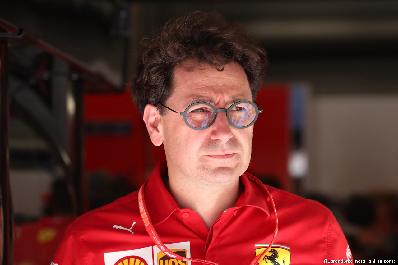 GP BELGIO, 30.08.2019 -  Prove Libere 2, Mattia Binotto (ITA) Ferrari Team Principal