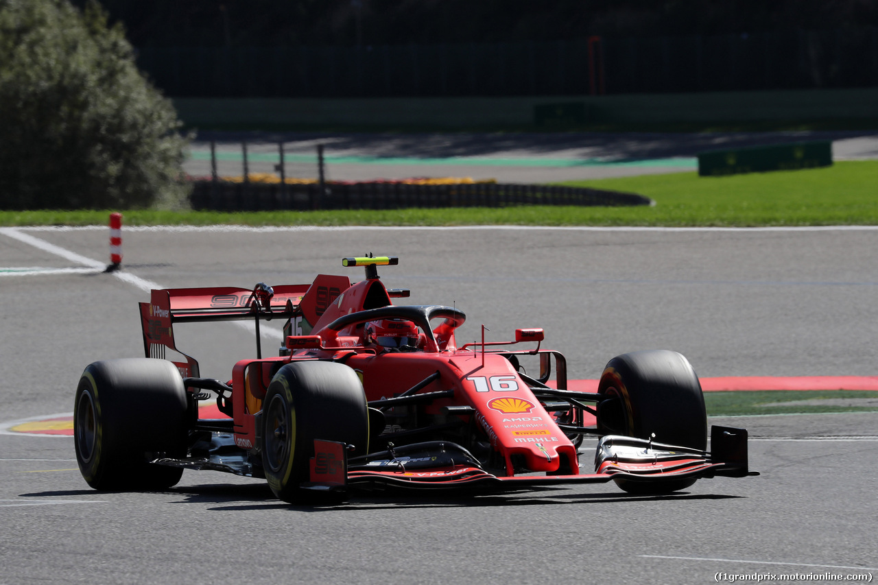 GP BELGIO, 30.08.2019 -  Prove Libere 2, Charles Leclerc (MON) Ferrari SF90