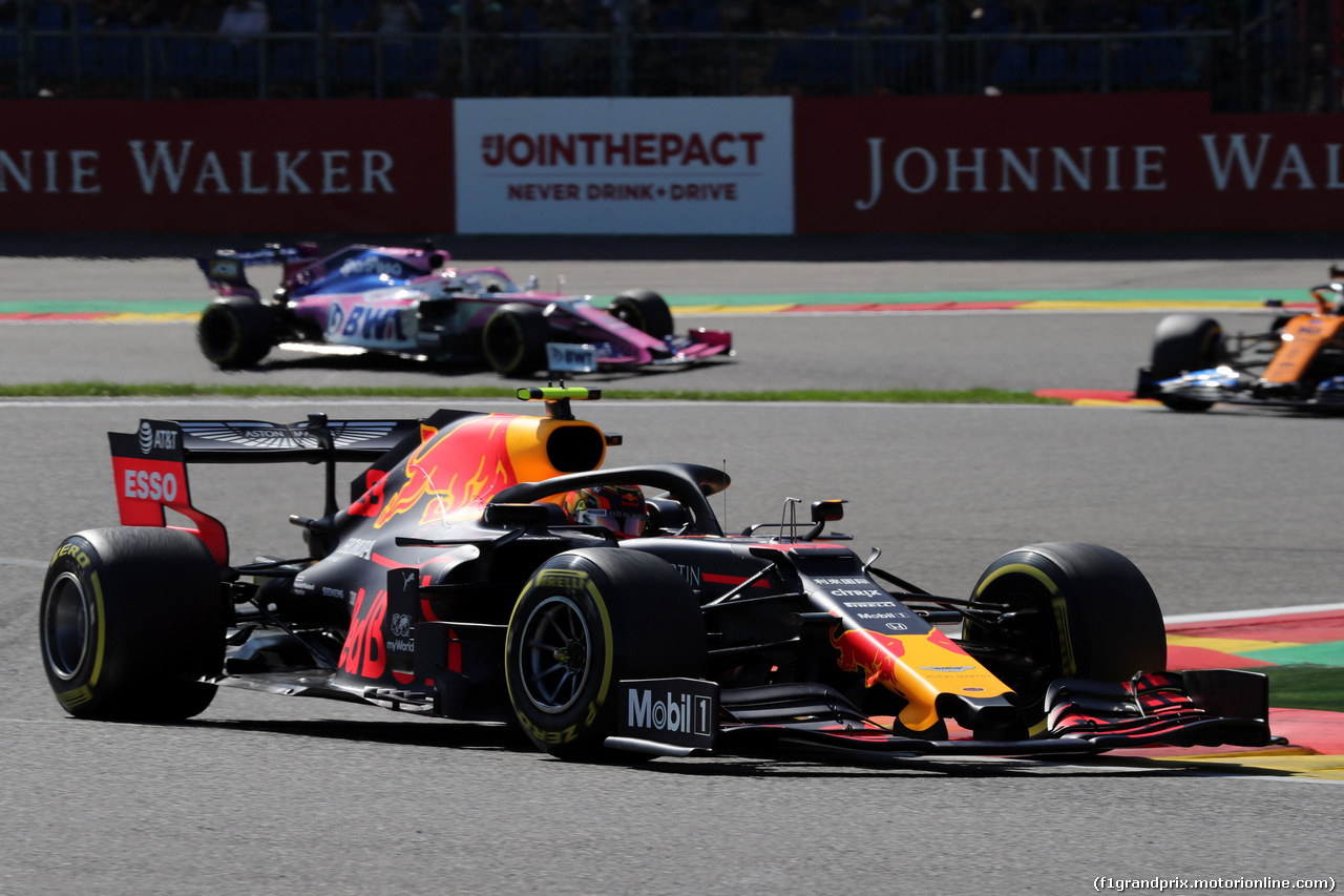 GP BELGIO, 30.08.2019 -  Prove Libere 2, Alexander Albon (THA) Red Bull Racing RB15