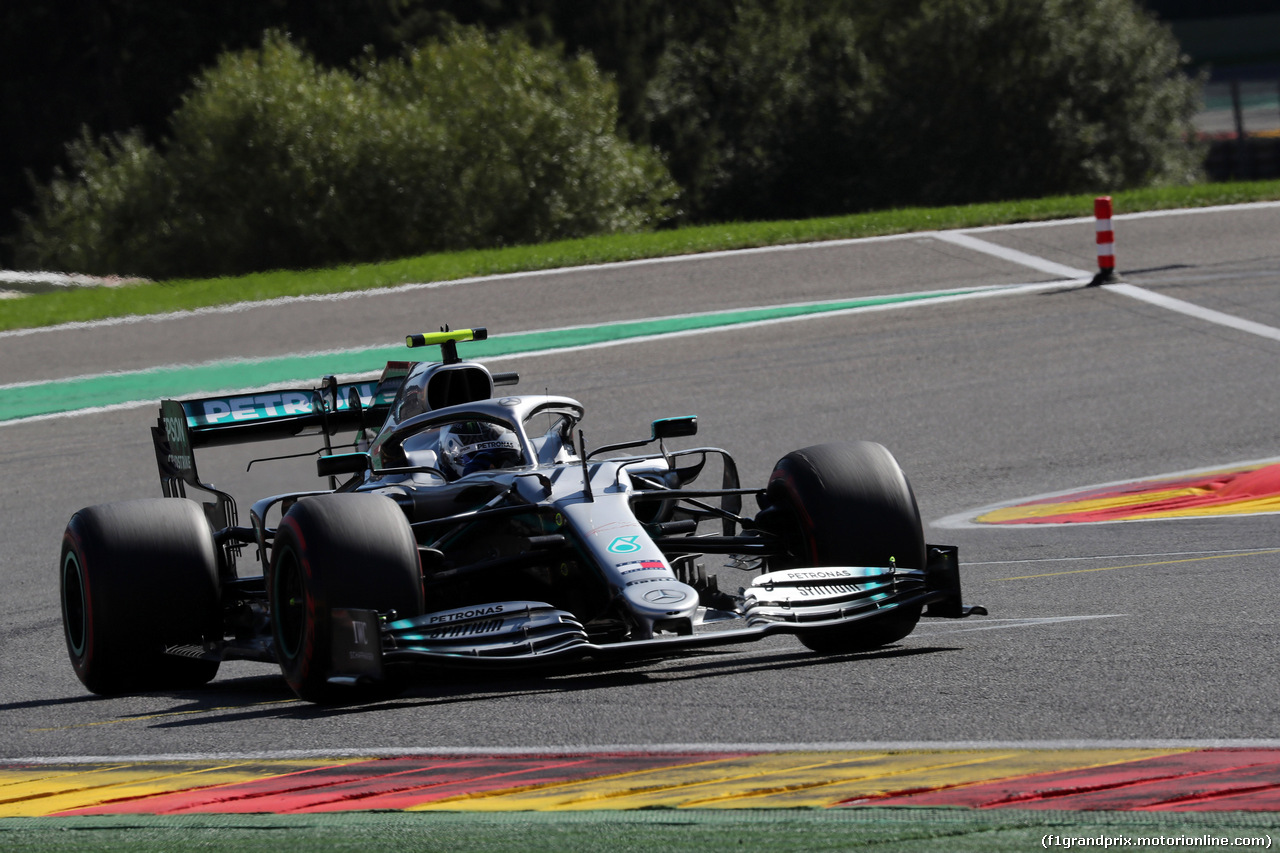 GP BELGIO, 30.08.2019 -  Prove Libere 2, Valtteri Bottas (FIN) Mercedes AMG F1 W010