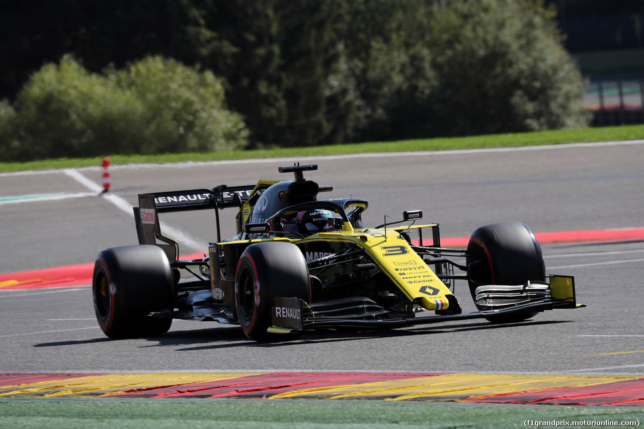 GP BELGIO, 30.08.2019 -  Prove Libere 2, Daniel Ricciardo (AUS) Renault Sport F1 Team RS19