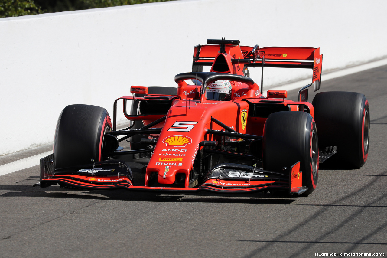 GP BELGIO, 30.08.2019 -  Prove Libere 2, Sebastian Vettel (GER) Ferrari SF90