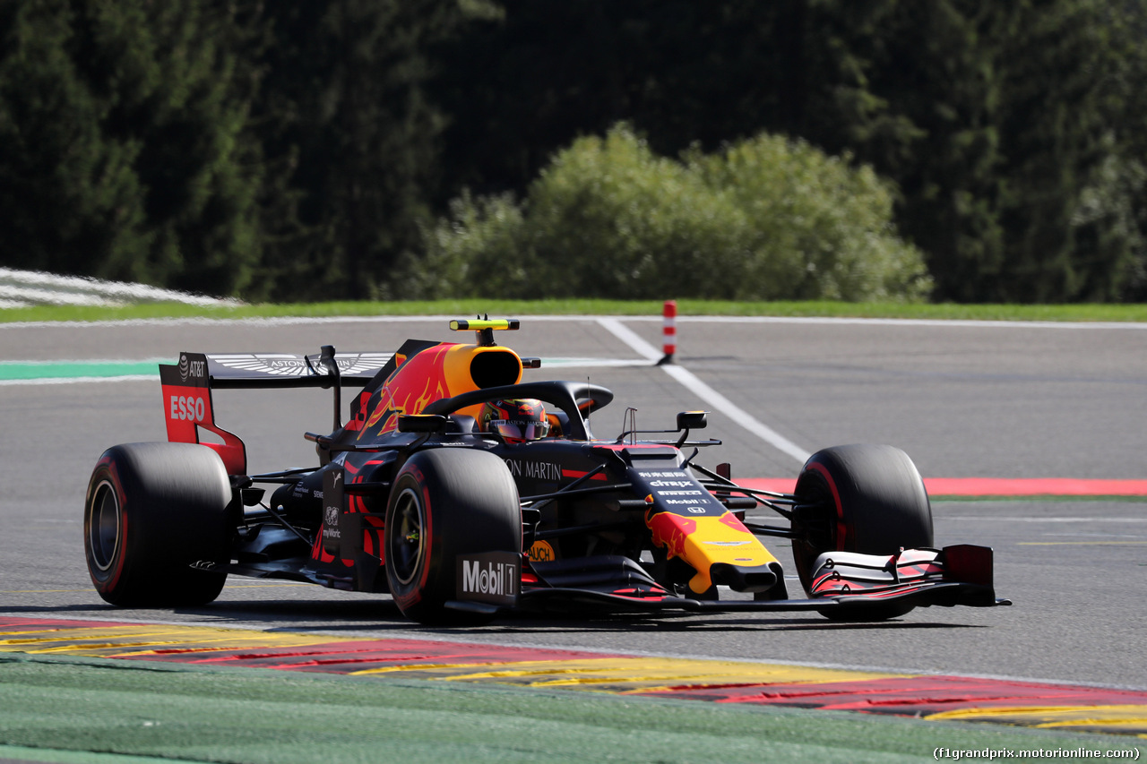 GP BELGIO, 30.08.2019 -  Prove Libere 2, Alexander Albon (THA) Red Bull Racing RB15