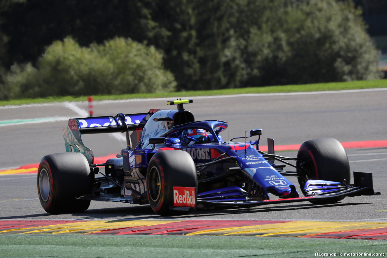 GP BELGIO, 30.08.2019 -  Prove Libere 2, Pierre Gasly (FRA) Scuderia Toro Rosso STR14