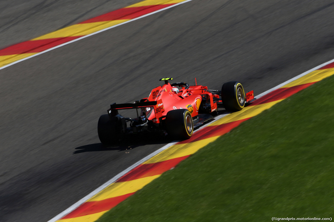 GP BELGIO, 30.08.2019 -  Prove Libere 2, Charles Leclerc (MON) Ferrari SF90