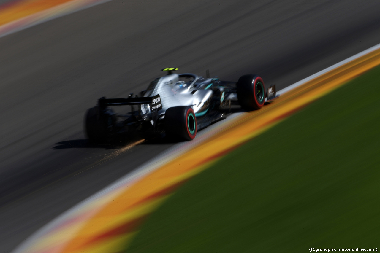 GP BELGIO, 30.08.2019 -  Prove Libere 2, Valtteri Bottas (FIN) Mercedes AMG F1 W010