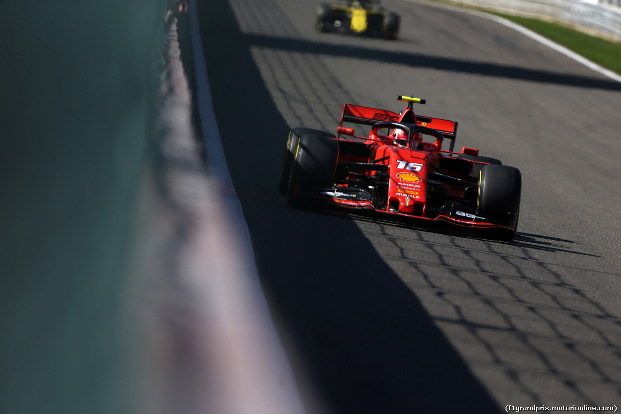 GP BELGIO, 30.08.2019 -  Prove Libere 2, Charles Leclerc (MON) Ferrari SF90