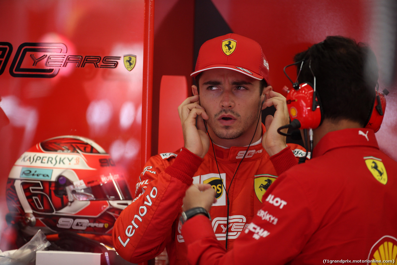 GP BELGIO, 30.08.2019 -  Prove Libere 2, Charles Leclerc (MON) Ferrari SF90