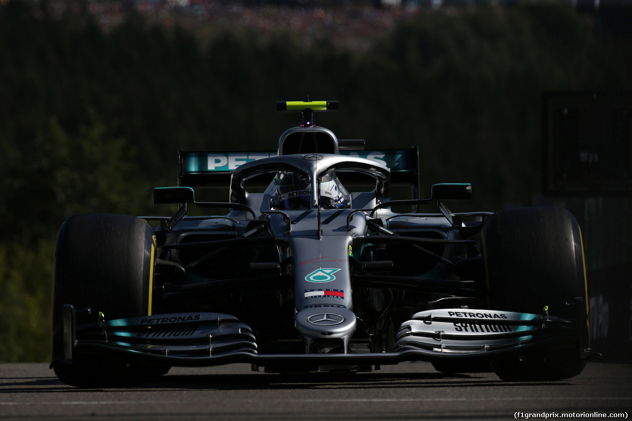 GP BELGIO, 30.08.2019 -  Prove Libere 2, Valtteri Bottas (FIN) Mercedes AMG F1 W010