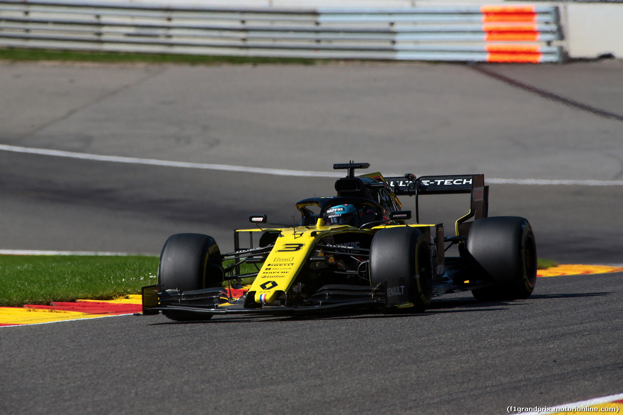 GP BELGIO, 30.08.2019 -  Prove Libere 2, Daniel Ricciardo (AUS) Renault Sport F1 Team RS19