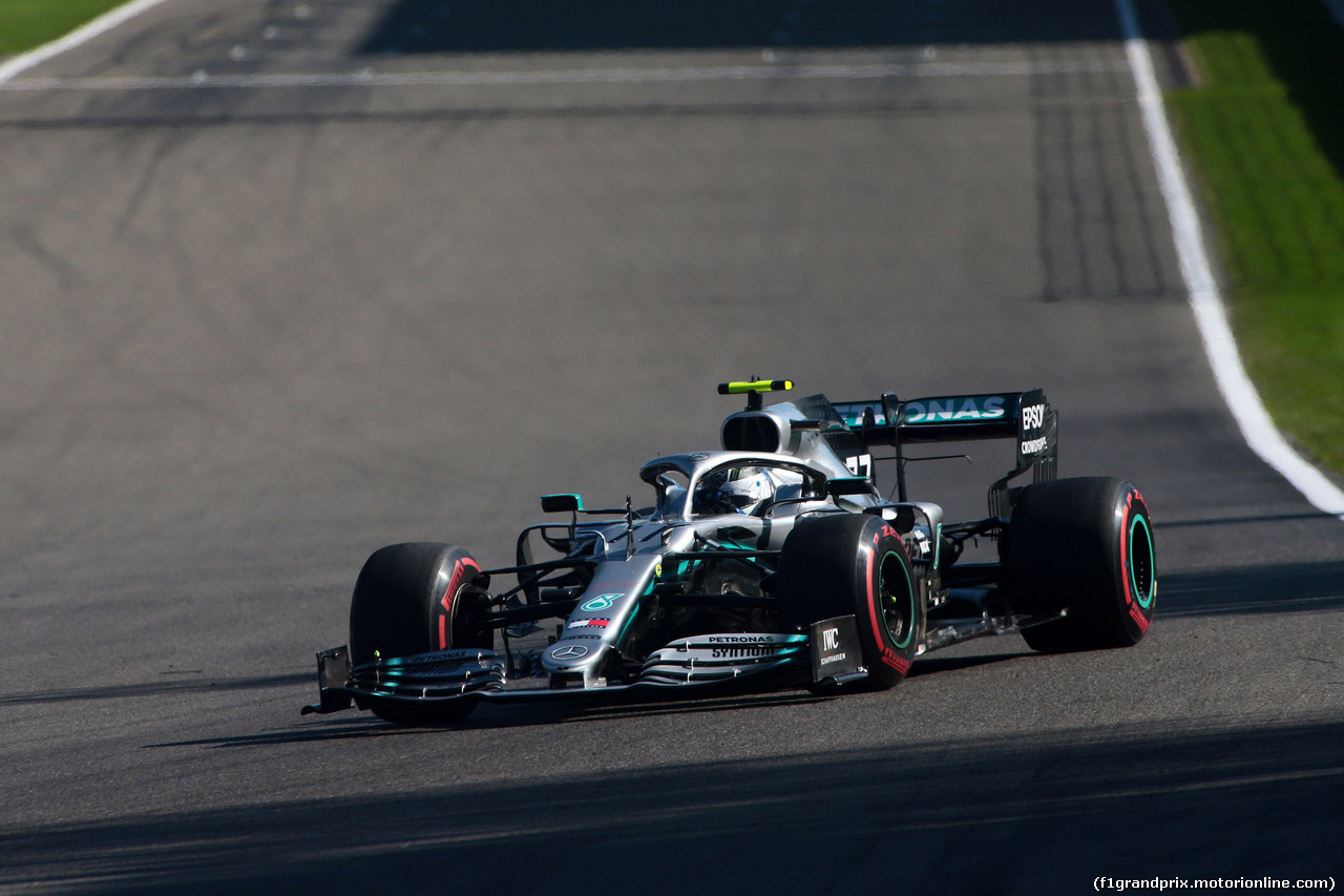 GP BELGIO, 30.08.2019 -  Prove Libere 2, Valtteri Bottas (FIN) Mercedes AMG F1 W010