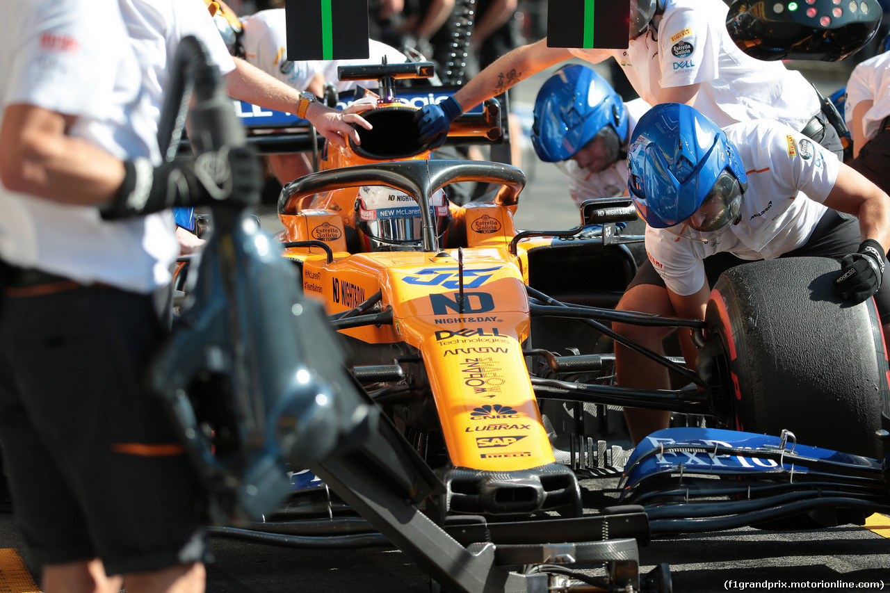 GP BELGIO, 30.08.2019 -  Prove Libere 2, Carlos Sainz Jr (ESP) Mclaren F1 Team MCL34