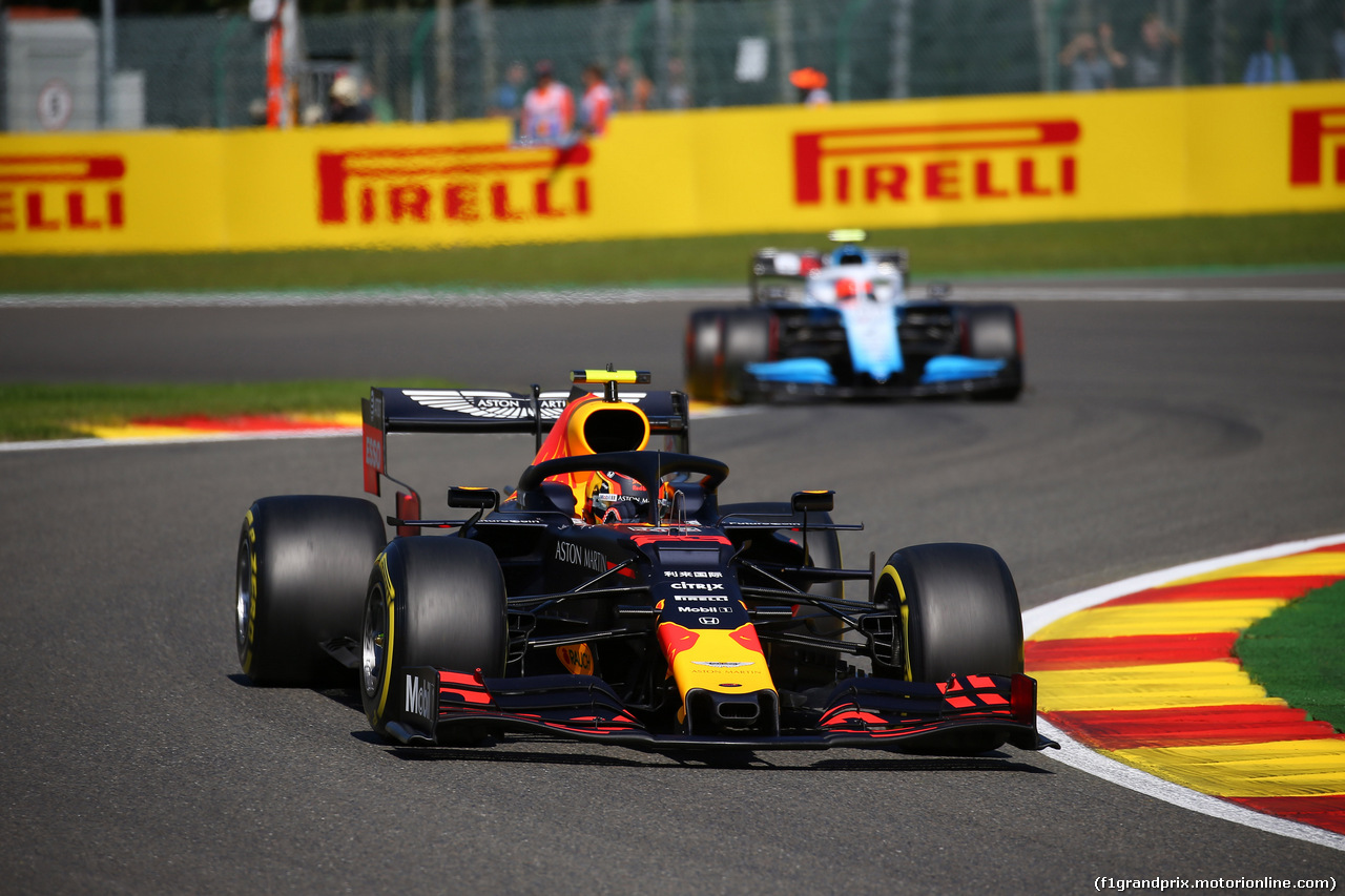 GP BELGIO, 30.08.2019 -  Prove Libere 2, Alexander Albon (THA) Red Bull Racing RB15