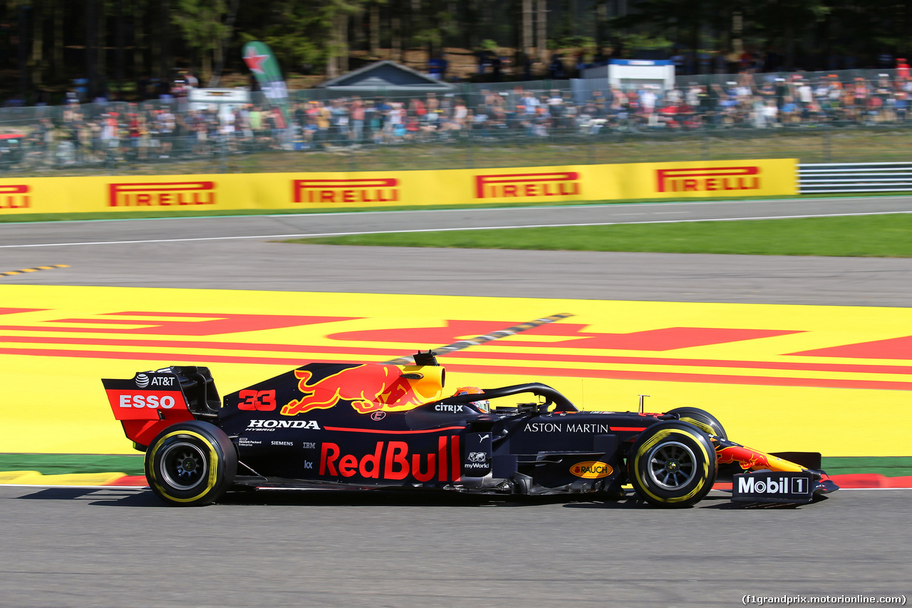 GP BELGIO, 30.08.2019 -  Prove Libere 2, Max Verstappen (NED) Red Bull Racing RB15