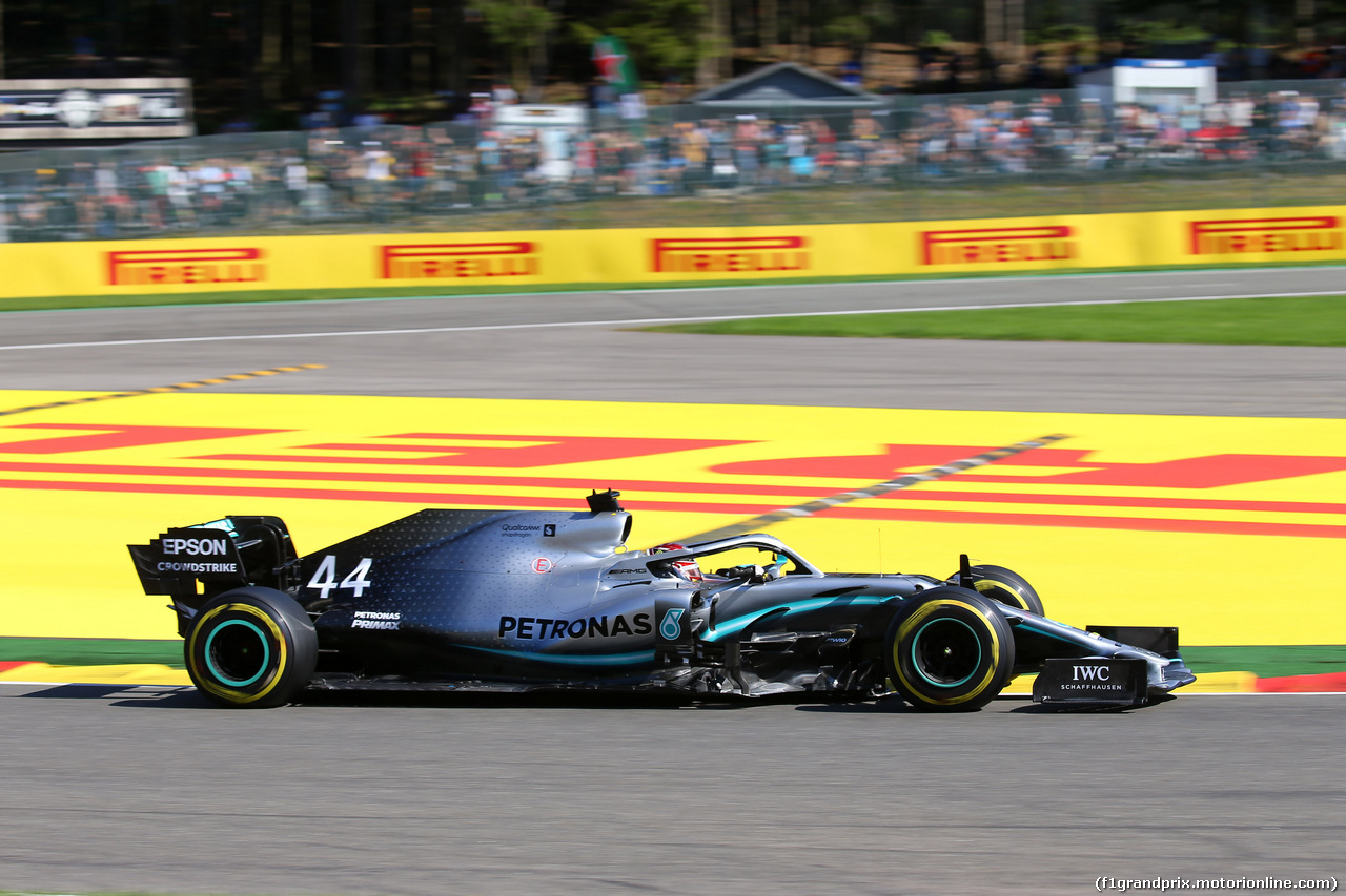 GP BELGIO, 30.08.2019 -  Prove Libere 2, Lewis Hamilton (GBR) Mercedes AMG F1 W10