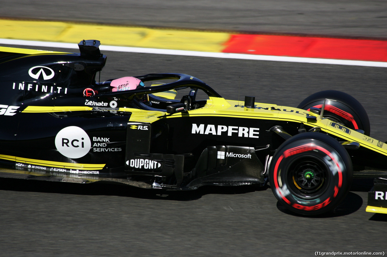 GP BELGIO, 30.08.2019 -  Prove Libere 2, Daniel Ricciardo (AUS) Renault Sport F1 Team RS19