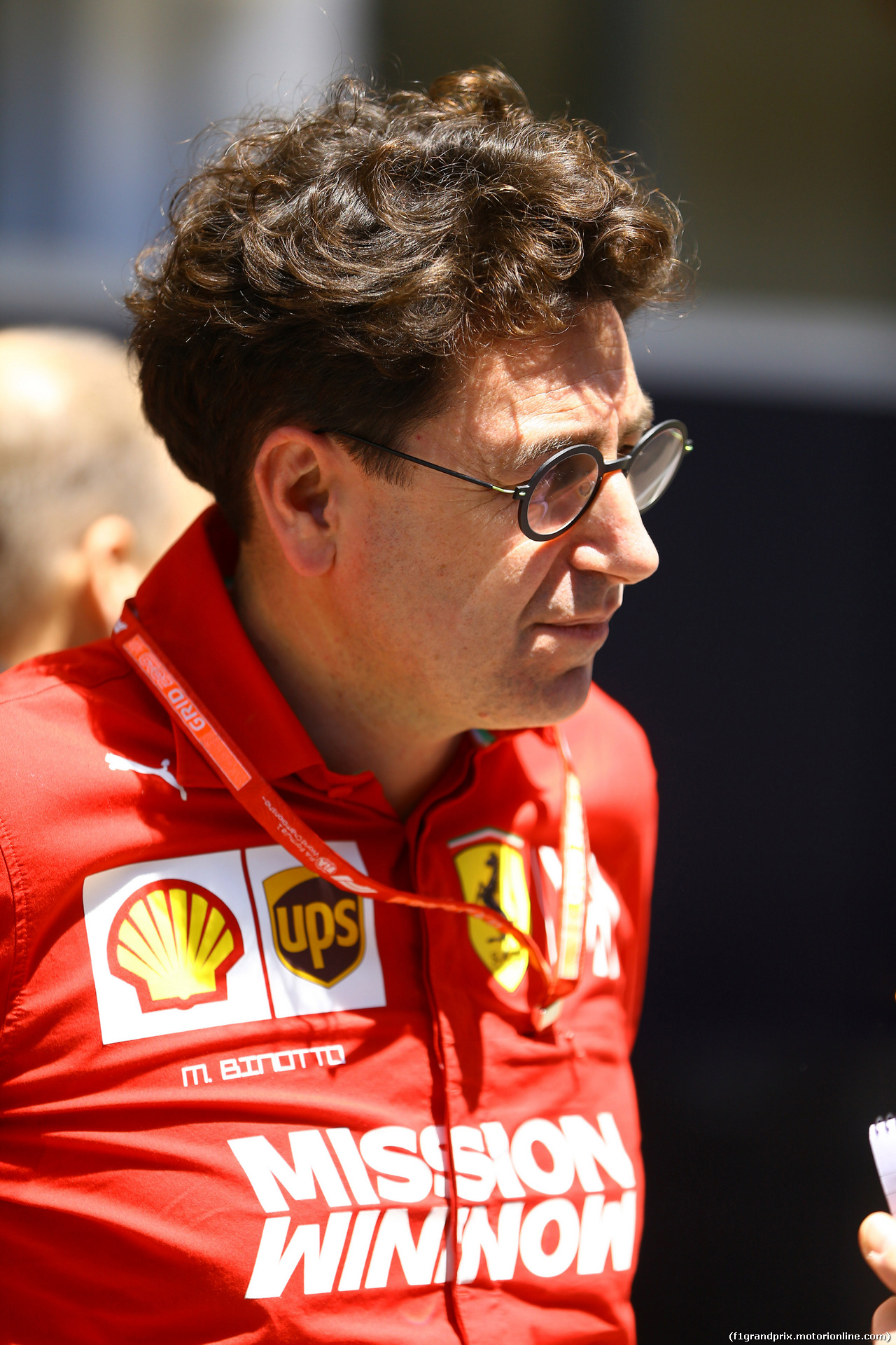 GP BRASILE, 17.11.2019 - Mattia Binotto (ITA) Ferrari Team Principal