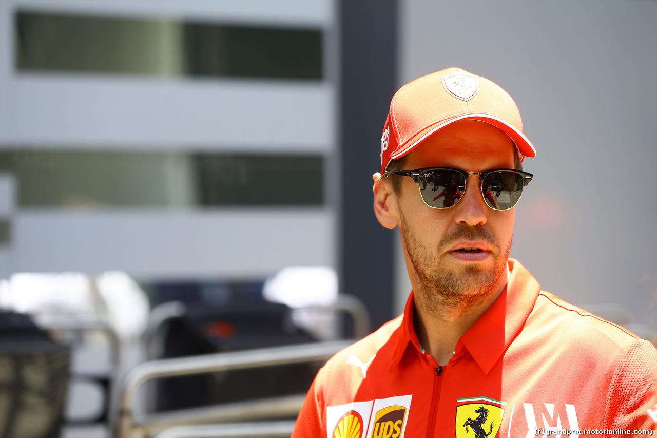 GP BRASILE, 17.11.2019 - Sebastian Vettel (GER) Ferrari SF90