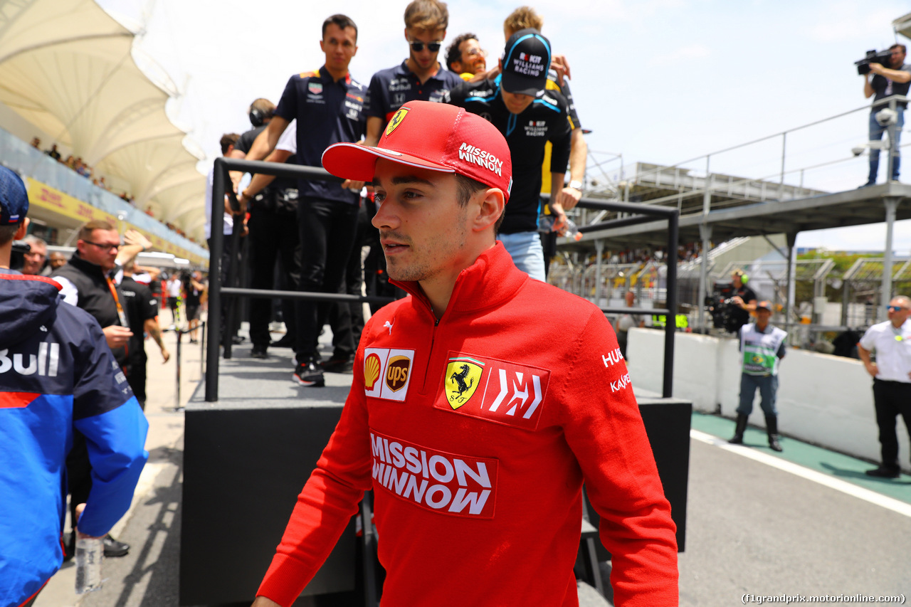 GP BRASILE, 17.11.2019 - Charles Leclerc (MON) Ferrari SF90