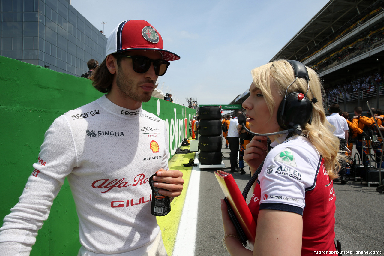 GP BRASILE, 17.11.2019 - Gara, Antonio Giovinazzi (ITA) Alfa Romeo Racing C38