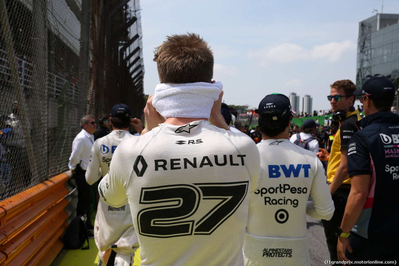 GP BRASILE, 17.11.2019 - Gara, Nico Hulkenberg (GER) Renault Sport F1 Team RS19