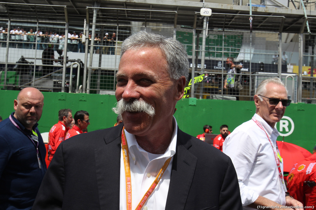 GP BRASILE, 17.11.2019 - Gara, Chase Carey (USA) Formula One Group Chairman