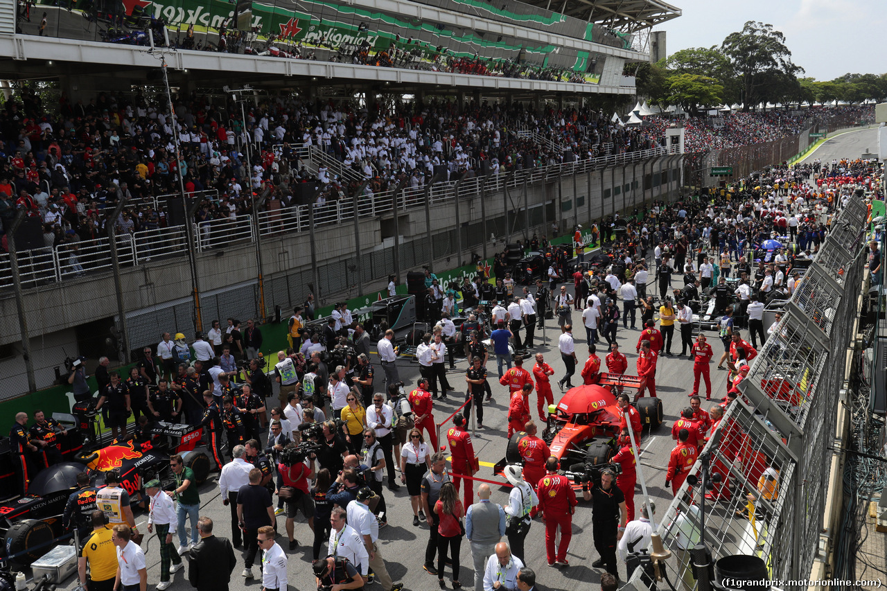 GP BRASILE, 17.11.2019 - Gara, The grid