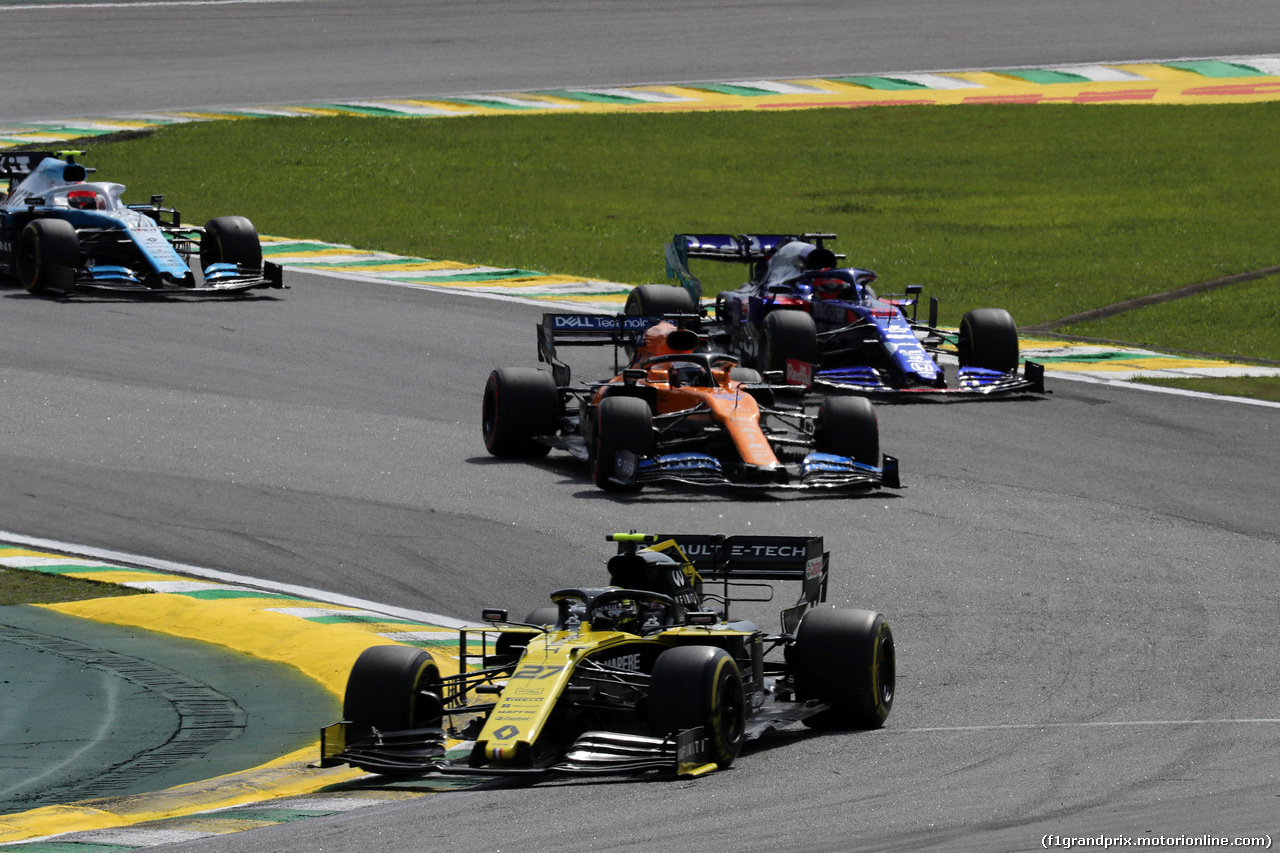 GP BRASILE, 17.11.2019 - Gara, Nico Hulkenberg (GER) Renault Sport F1 Team RS19