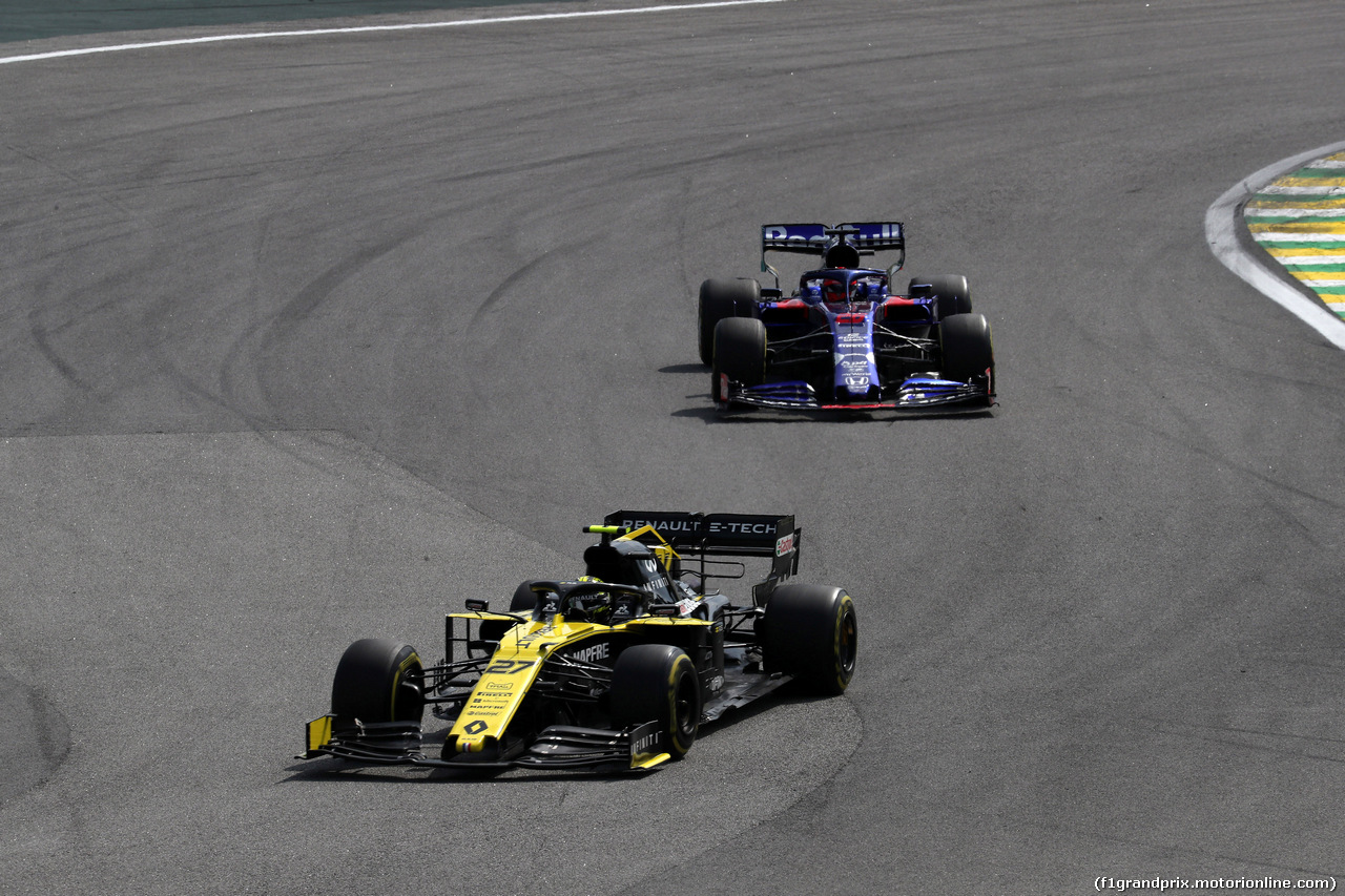 GP BRASILE, 17.11.2019 - Gara, Nico Hulkenberg (GER) Renault Sport F1 Team RS19