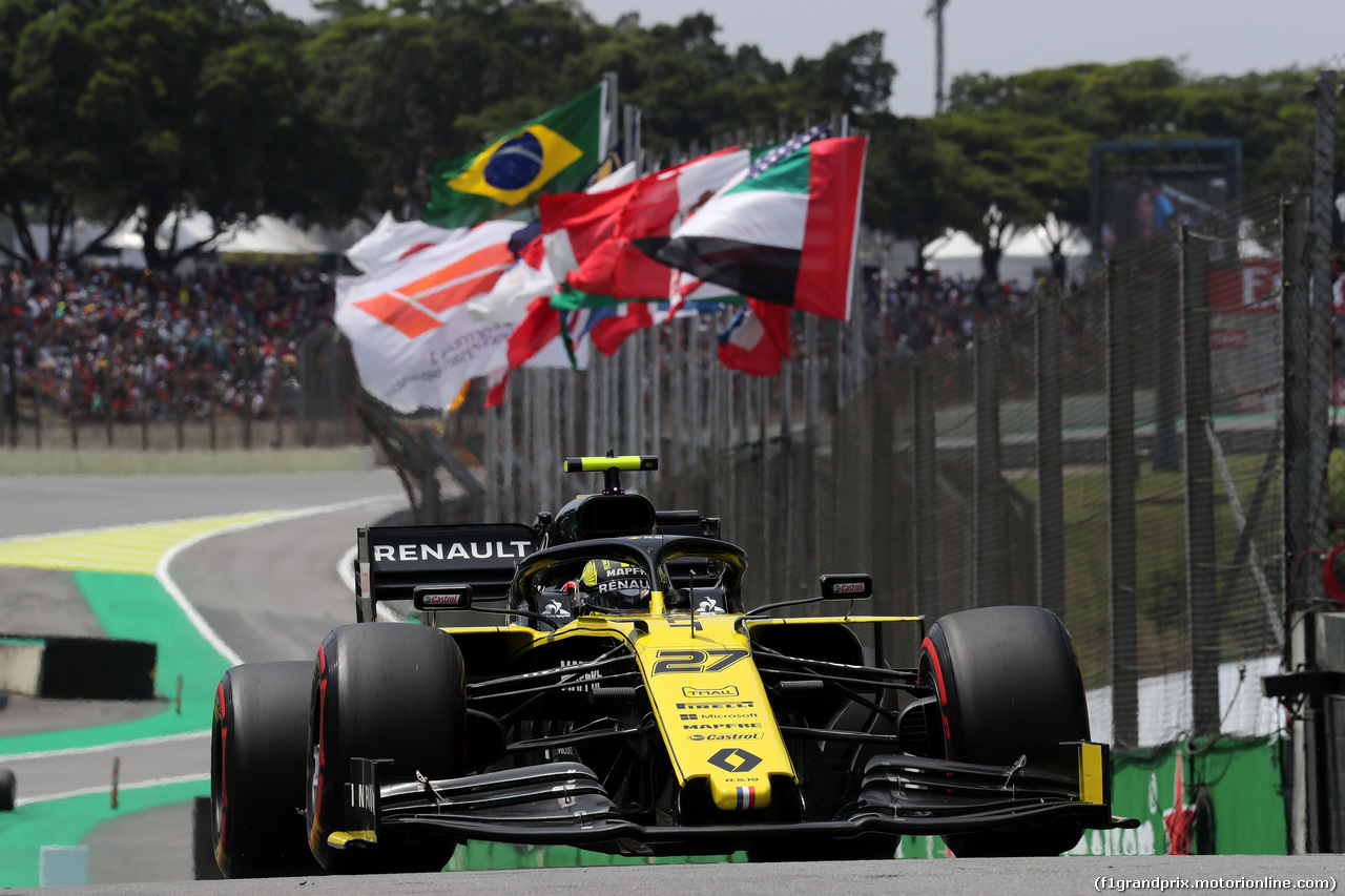 GP BRASILE, 17.11.2019 - Gara, Nico Hulkenberg (GER) Renault Sport F1 Team RS19