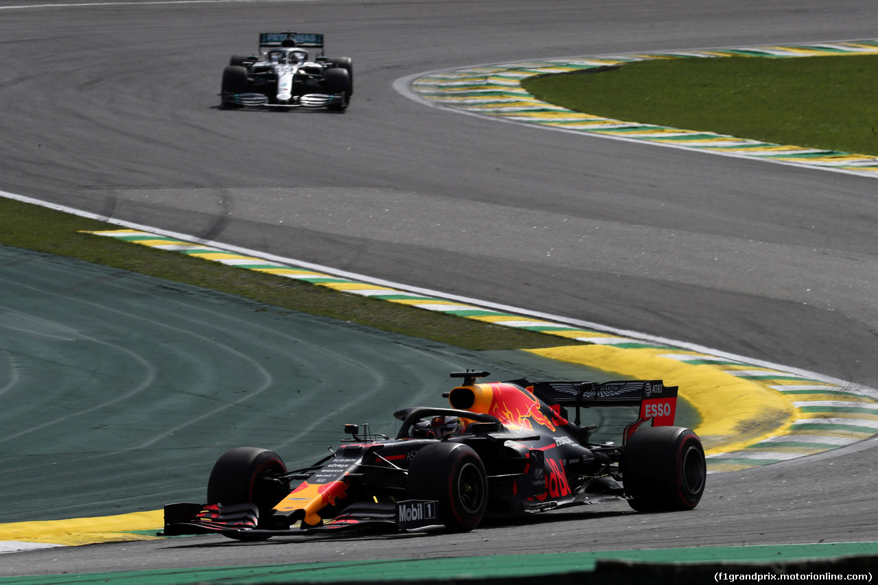 GP BRASILE, 17.11.2019 - Gara, Max Verstappen (NED) Red Bull Racing RB15