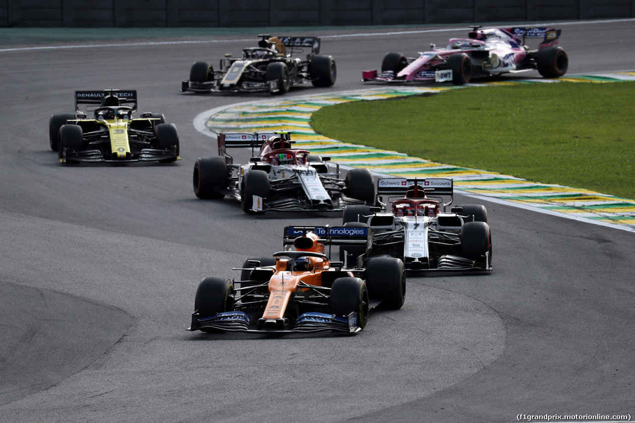 GP BRASILE, 17.11.2019 - Gara, Carlos Sainz Jr (ESP) Mclaren F1 Team MCL34
