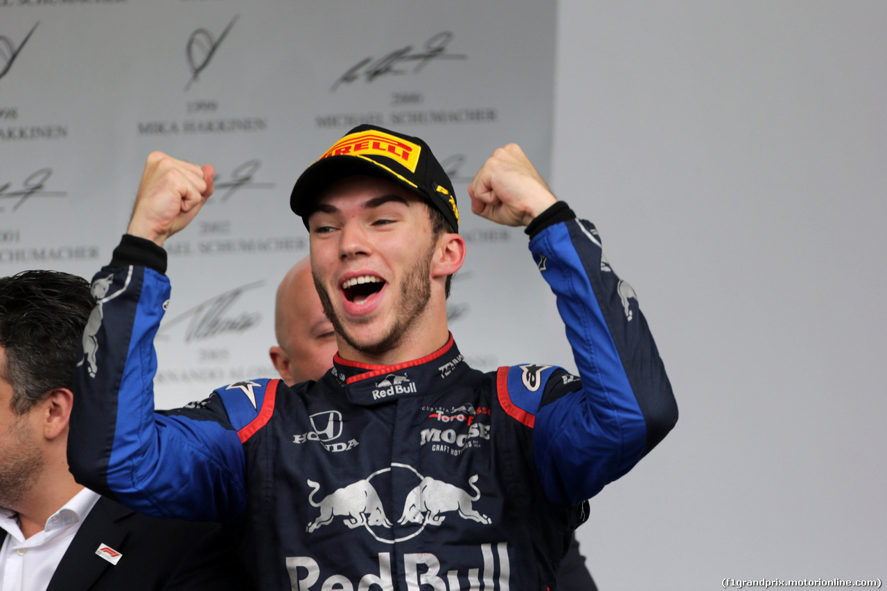 GP BRASILE, 17.11.2019 - Gara, 2nd place Pierre Gasly (FRA) Scuderia Toro Rosso STR14