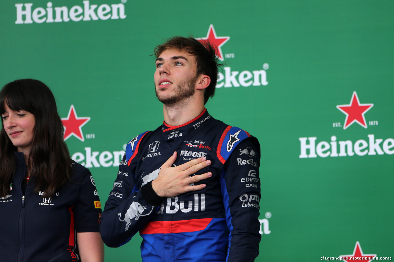 GP BRASILE, 17.11.2019 - Gara, 2nd place Pierre Gasly (FRA) Scuderia Toro Rosso STR14